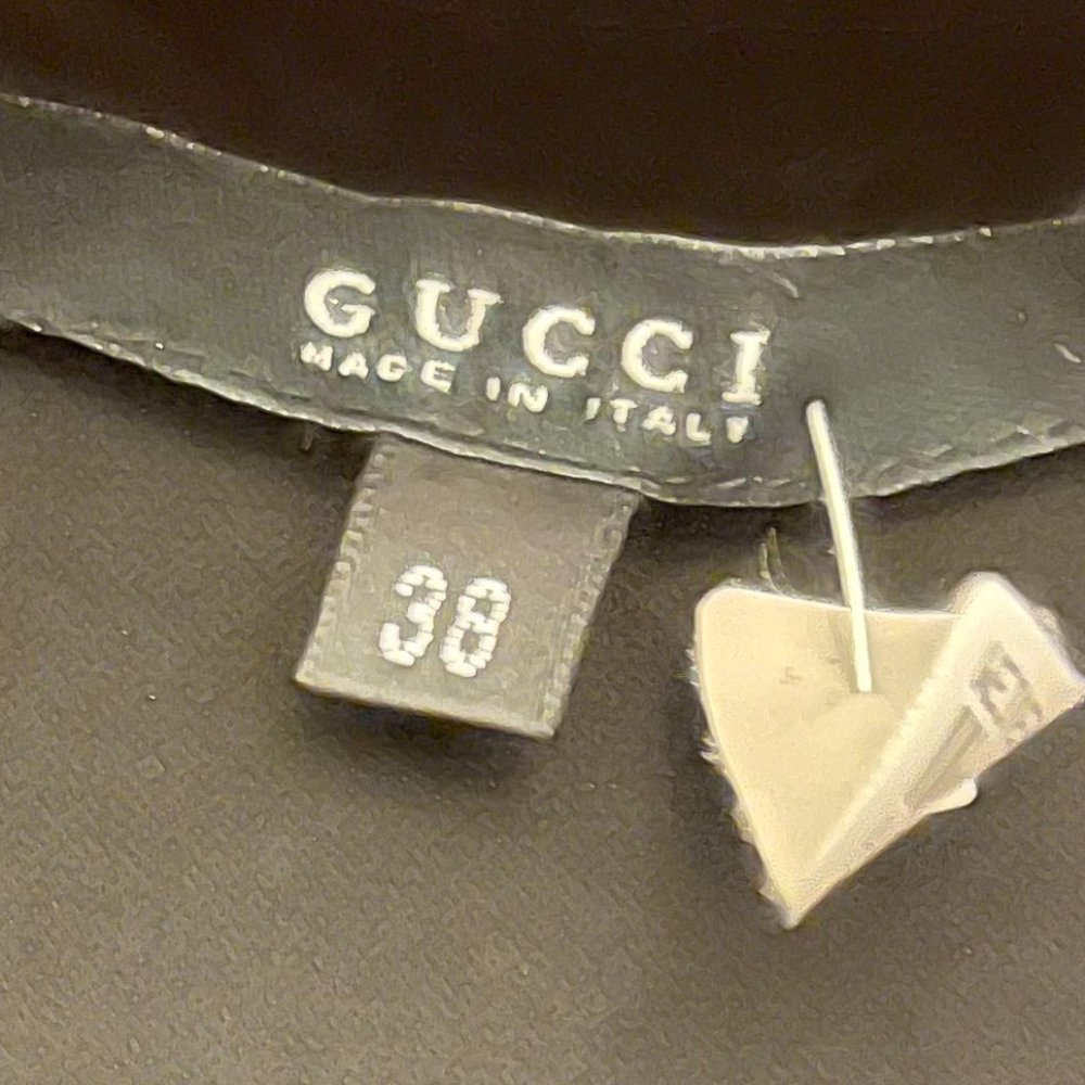 classic black gucci cocktail dress